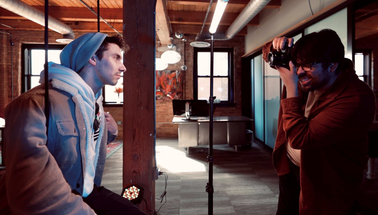 Setting Up Two Cameras, Sound and Light for a Calm Sit-Down Interview